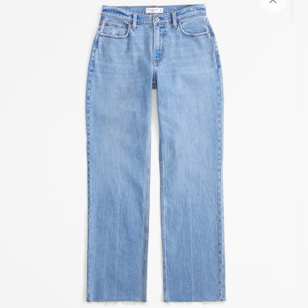 Abercrombie & Fitch Curve Love Low Rise Baggy Jeans - size 30